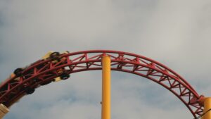 Slinky Dog Dash Coaster Track at Toy Story Land in Disney World Hollywood Studios