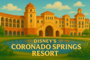 Stylized rendition of Coronado Springs Resort